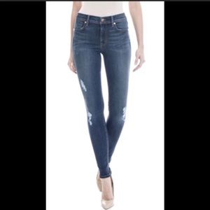 Level 99 Tanya Distressed Skinny Jean